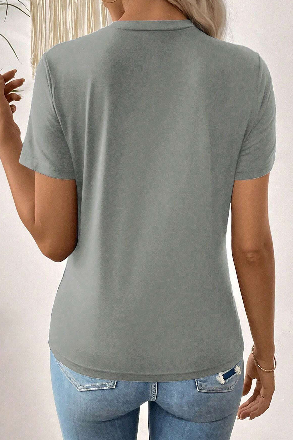 Cloud Touch Gray Short Sleeve