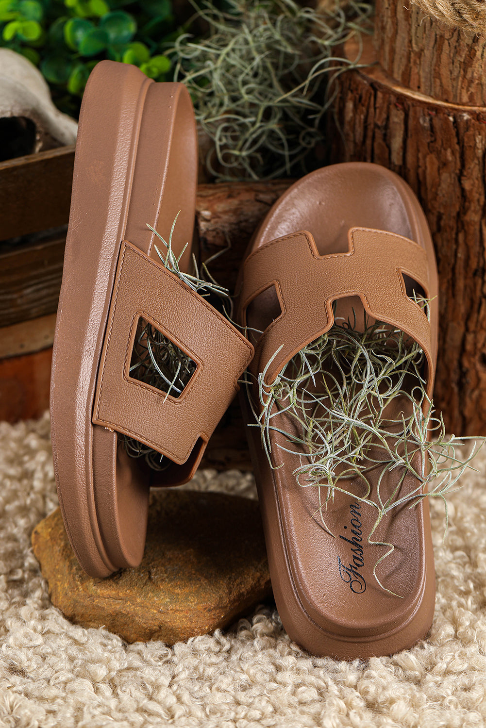 chestnut-cutout-platform-slippers-open-toe