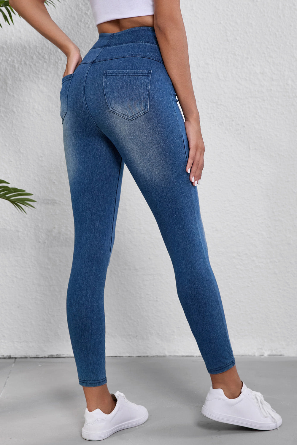 navy-blue-skinny-elastic-waist-jeggings