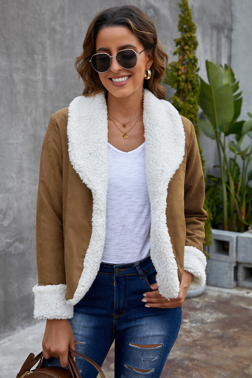 Maple Mist Fleece Coat