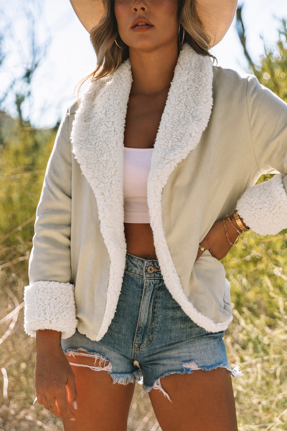 Maple Mist Fleece Coat