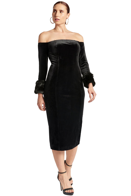 Cloud Nine Velvet Dress