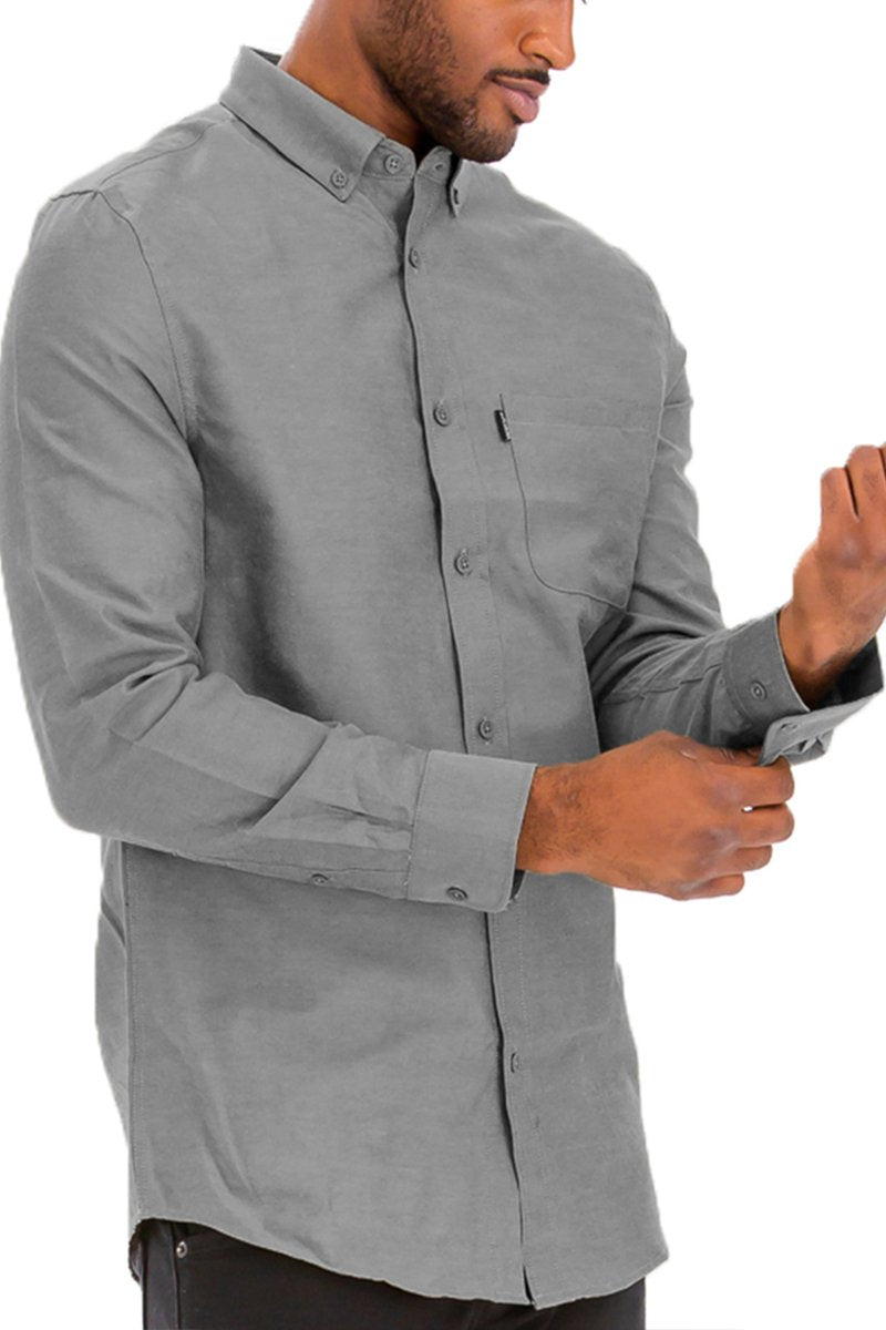 Cloud Nine Gray Button Up