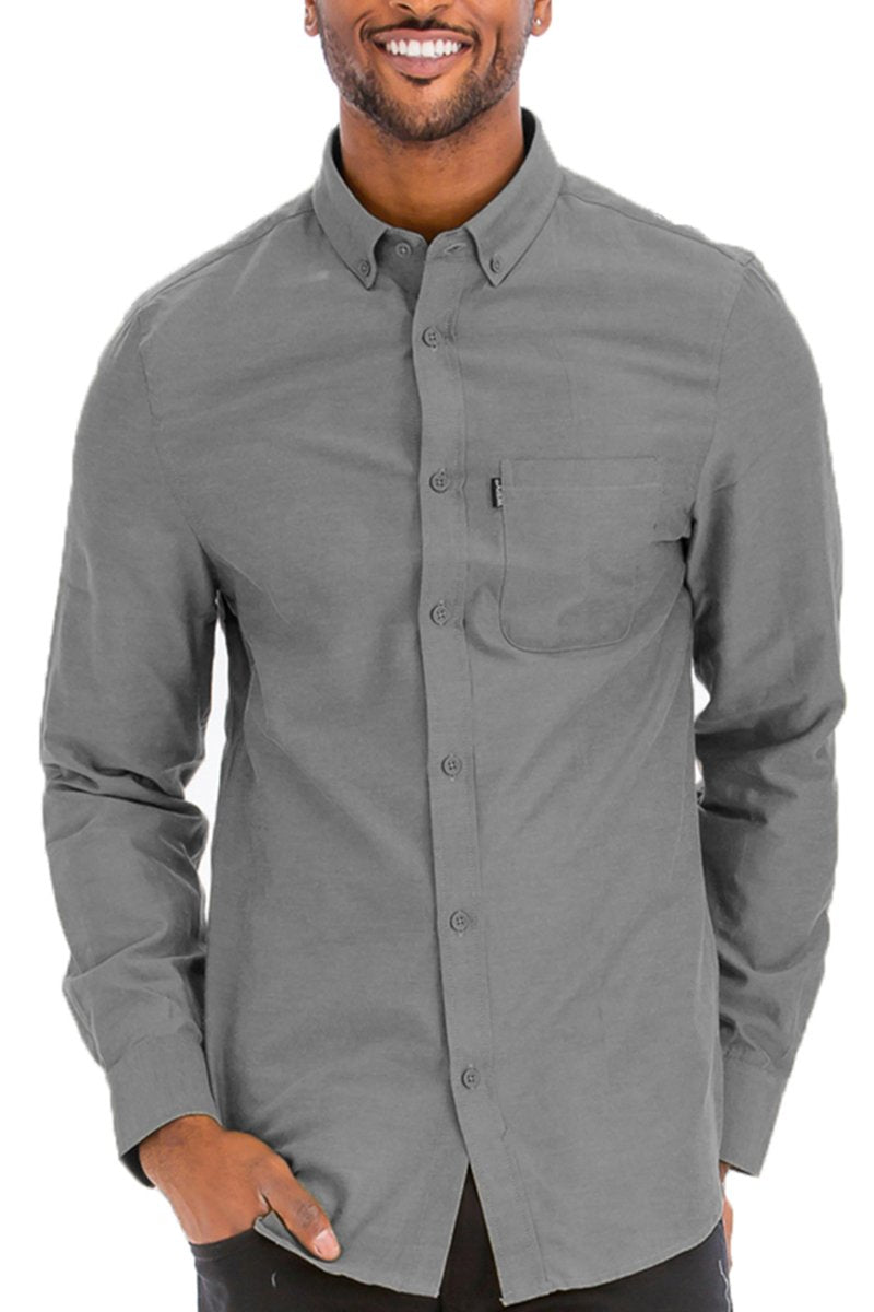 Cloud Nine Gray Button Up
