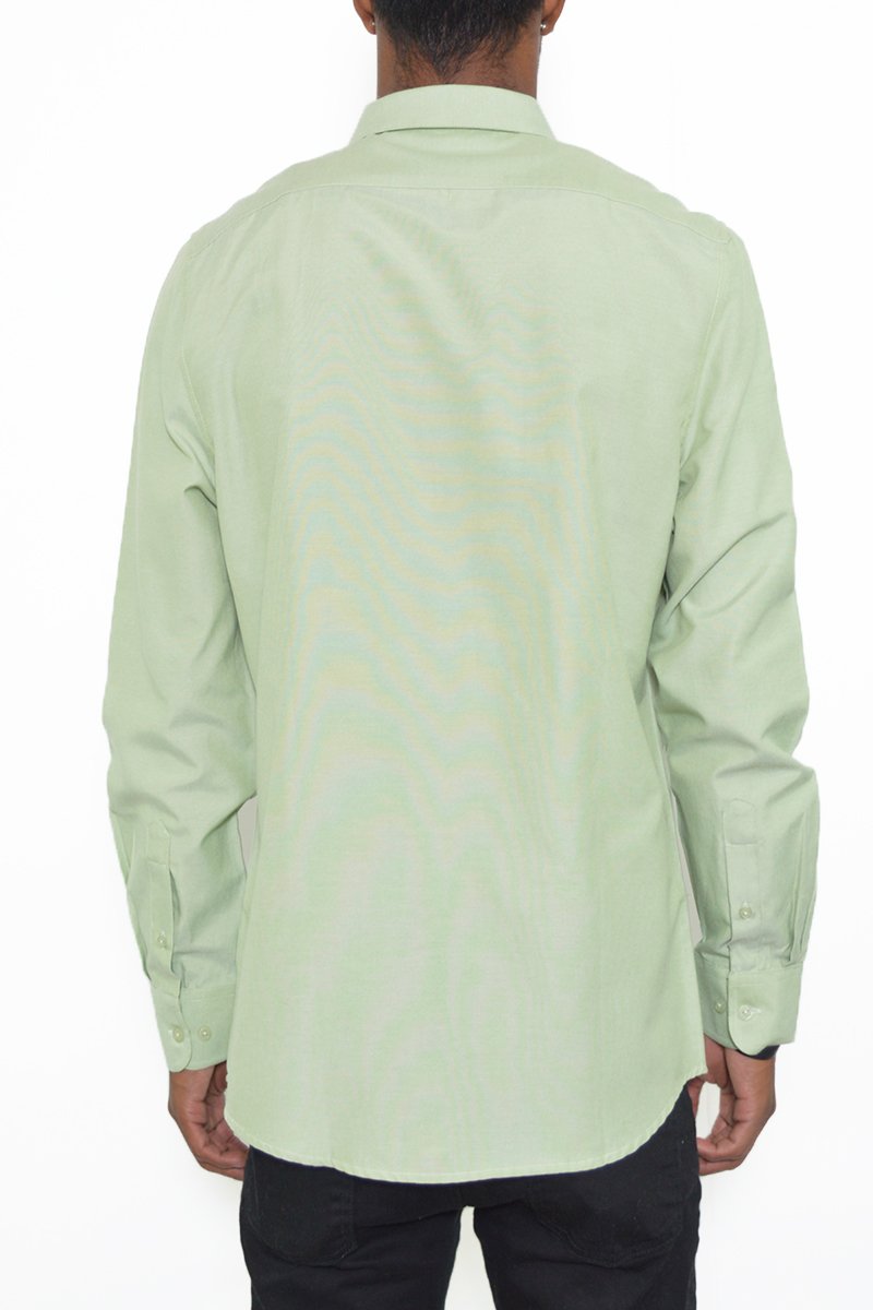 Cloud Nine Lime Button Up