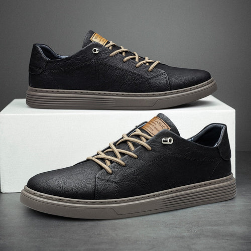 Mens Lace Leather Shoes