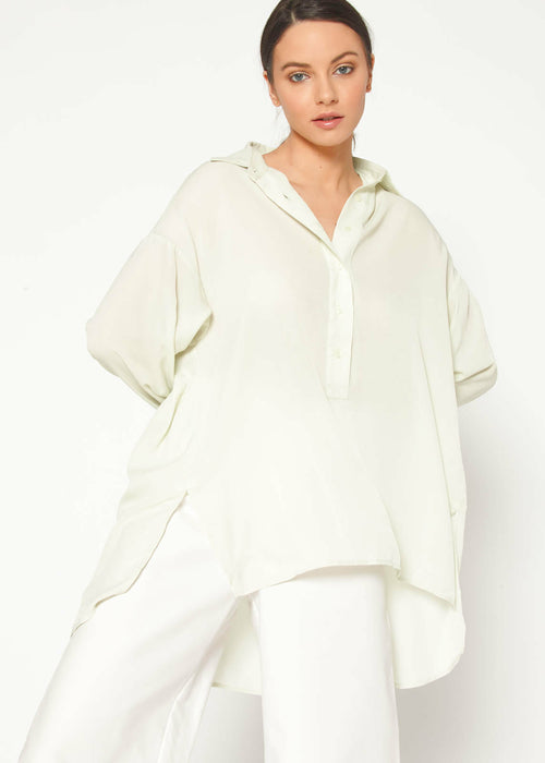 The Cirrus Cloud Button Blouse