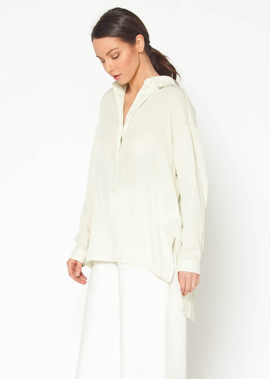 The Cirrus Cloud Button Blouse