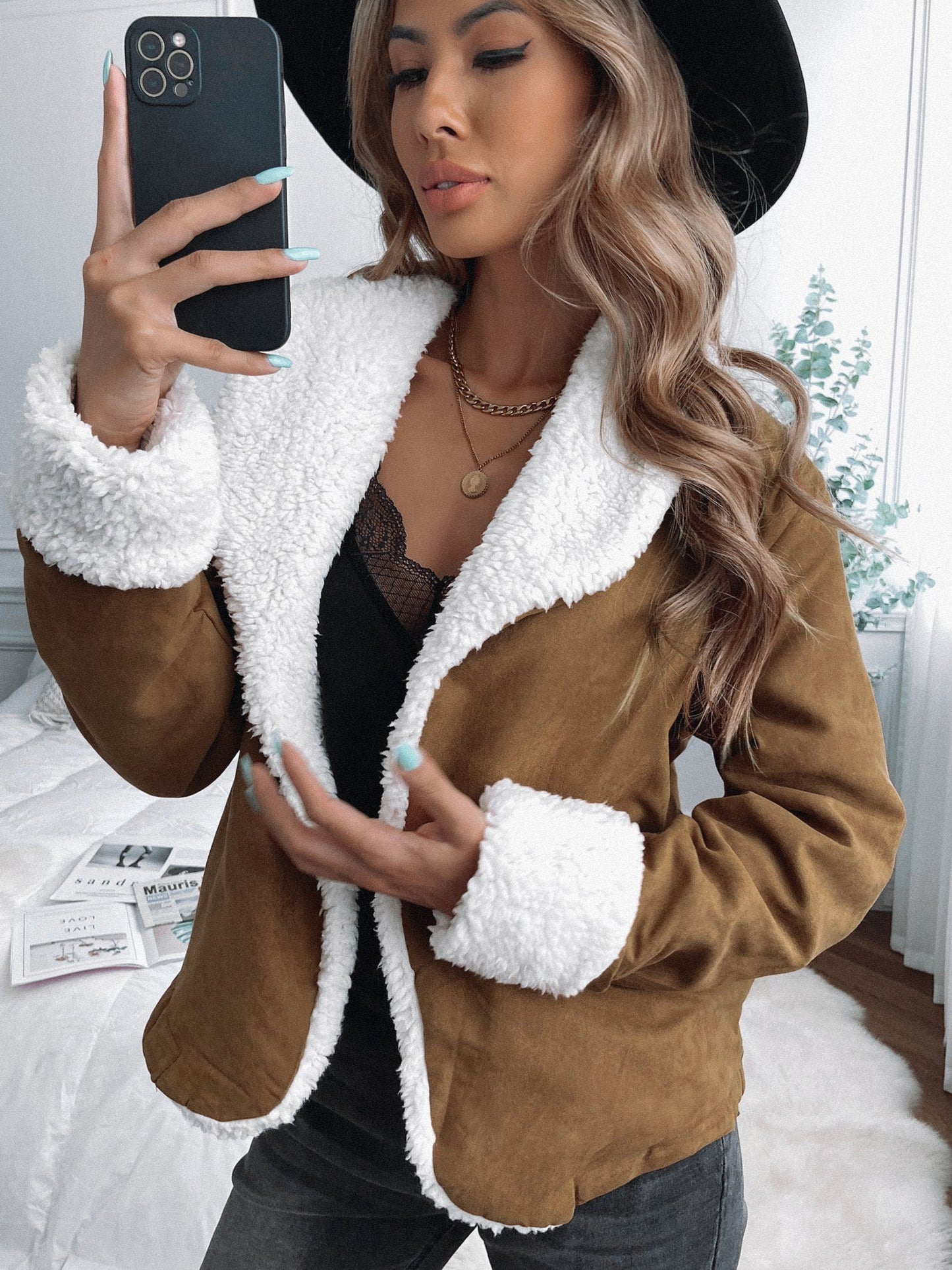 Maple Mist Fleece Coat