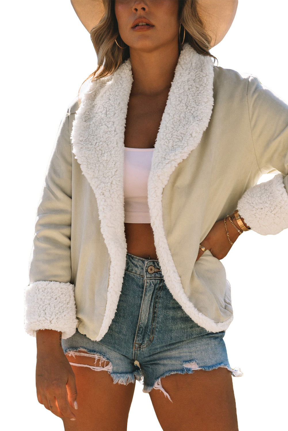 Maple Mist Fleece Coat