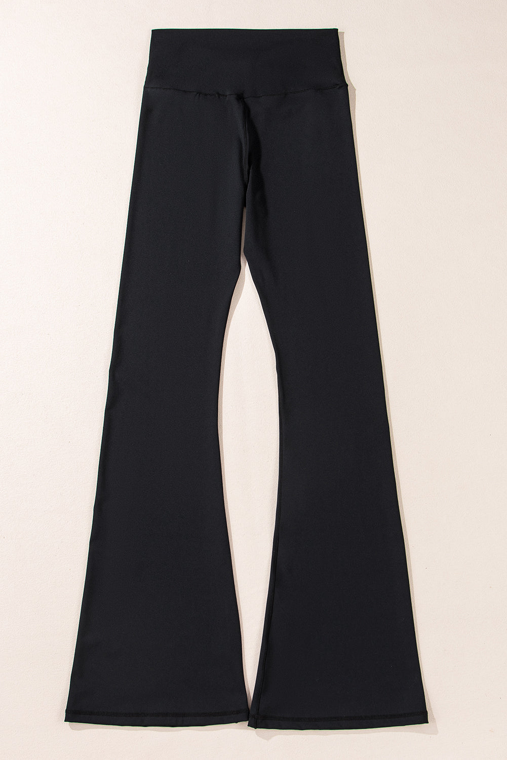 black-v-shape-high-waist-flared-leggings